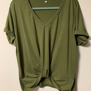 Olive Green Women’s Top - Size XL